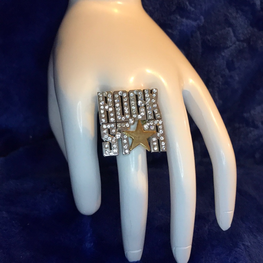 Adjustable Rock Star Bling Ring